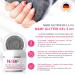 Shop N&BF Glitter Gel 5ml - Silver Multicolor UV LED Color Gel | Made in Germany | Acid-Free Self-Smoothing Nail Art - Buy Online on GoSupps.com