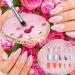 Shop Ouligay Pink Manicure Art Resin Nail Palette | Nail Art Makeup Display & Tools for Stunning Designs - Buy Online on GoSupps.com