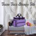 YARWO Knitting Yarn Bag - Portable Crochet Storage Tote for Needles and Yarn - Purple - Buy Online on GoSupps.com