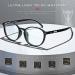 Attcl Unisex Blue Light Filter Glasses - UV Protection Headache Relief Eye Strain Reduction Gaming - Stylish Black Design - Buy Online on GoSupps.com