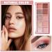 ZHISHUDL 10 Colors Matte Nude Eyeshadow Palette - 03 Rose Pink - Buy Online on GoSupps.com