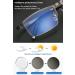 Buy Lanomi Self-Tinting Photochrome Reading Glasses - Stylish Metal Half Frame Gradient Gray UV Protection Multiple Strengths 1.0 to 3.5 - Ideal for Outdoor Reading | International Shipping Available - Buy Online on GoSupps.com