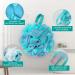 DIQC Shower Puff Loofah Extra Large Set of 4 75G/PC DIQC Soft Body Scrubber Bath Sponge for Women and Men Scrunchie Mesh Pouf Bathroom Sponge Skin Exfoliating 1 count (Pack of 4) - Buy Online on GoSupps.com