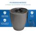 Reer Plant Protection Net Value Pack - 2 Pieces for Flower Pots Up to 30 cm - Prevents Kids from Eating Potting Soil - Buy Online on GoSupps.com