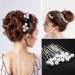 Elegant Bridal Wedding Hair Pins Set - 60 Pieces Pearl and Rhinestone U Shape Hair Accessories for Women and Girls - Buy Online on GoSupps.com