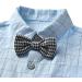 AmzBarley Baby Boys Gentleman Suit | Kids Tuxedo Rompers with Bowtie | Khaki | 1-2 Years - Buy Online on GoSupps.com