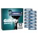 Gillette Mach3 razor blades for razors 12 replacement blades for wet razors men with 3-fold blade New 12ct Blades