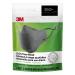 3M Daily Face Mask Reusable Washable Adjustable Ear Loops Lightweight Cotton Fabric 5 Pack Gray