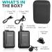 Movo WMX-1 Wireless Lavalier Microphone System for DSLR Cameras, Camcorders, iPhone, Android Smartphones & Tablets - 200ft Range - Buy Online on GoSupps.com