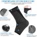 Ankle Bandage 2 Pack - Compression Socks for Men & Women | Breathable Footband for Joint Pain Achilles Tendon Support & Sports - Buy Online on GoSupps.com