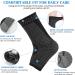 Ankle Support 2 Pieces Breathable Non-Slip Compression Ankle Brace for Joint Pain Relief Ankle Sprain Running Recovery  - Buy Online on GoSupps.com