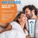 Med3000 Gel for Men - Stimulating Male Massage Topical Cream 1.75 Fl Oz - Natural Performance Boosting Gel for Men - Buy Online on GoSupps.com