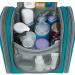 Travel Hanging Toiletry Wash Bag Makeup Cosmetic Organizer - Teal (Medium) | Women, Girls, Kids - Buy Online on GoSupps.com