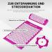 Acupressmate Premium Acupressure Set - Mat Pillow Bag & App - 100% Cotton for Tension Relief (Violet) | International Shipping Available - Buy Online on GoSupps.com