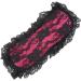 Soft Lace Eye Mask - Adjustable Comfortable Sleep Mask for Travel, Meditation, Shift Work - Red - Buy Online on GoSupps.com