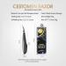 Professional Stainless Steel Straight Razor for Men | Black Barber Shaver for Home Salon Grooming - Buy Online on GoSupps.com