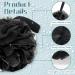 10 Pcs Bath Shower Loofah Sponge Set - Exfoliating Body Wash Scrubber for Men and Women - Includes 4 Black, 4 Deep Cyan, 2 Gray Poufs - Buy Online on GoSupps.com