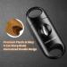 Cigar Cutter 2pcs/Pack Sharp Blade Cutter for Straight Cut and V Cut Cutter (Silver+Black) - Buy Online on GoSupps.com
