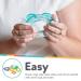 Nuby IcyBite Stacking Rings - Soothing Teething Ring for Babies 6+ Months | Multiple Biting Surfaces | Refrigerator Safe | International Shipping Available - Buy Online on GoSupps.com