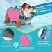 Vavopaw Dog Life Jacket | Reflective Adjustable Swim Vest for Dogs | Ripstop Buoyancy Rescue Aid in Pink - Buy Online on GoSupps.com