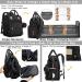 Fexkean Diaper Bag | Multifunctional Baby Backpack with Foldable Bed | Large Capacity Travel Diaper Bag - Black - Buy Online on GoSupps.com