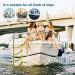 5 Step Portable Boat Rope Ladder Extension | Marine Swim Boarding Assist for Inflatable Boat, Kayak, Motorboat - Green - Buy Online on GoSupps.com