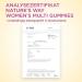 Vitamins for Women Multivitamin Gummy Bears - A-Z High Dose + Folic Acid Vitamin A C E B Complex Biotin Iodine & Zinc - 60 Vegetarian Gummies - Buy Online on GoSupps.com