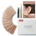 Multi-Condition Ear Seeds Acupuncture Kit, Facial Reflexology Tools, with Acupuncture Ear Press Seeds 600Pcs, Acupuncture Pen, Acupressure Ear Chart, Tweezers 604 Piece Set