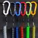 Finn Outdoor 6-Pack Carabiner with Spiral Cable & Trapper Elastic - Lanyard Keychain & Fuse Band | Durable Outdoor Gear - Buy Online on GoSupps.com