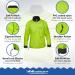 WindRider Waterproof Paddling Sailing Spray Top - Yellow XX-Large | Front Zipper & Shoulder Pocket - Buy Online on GoSupps.com