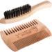 THREE SWORDS Care set 'El Barto' beard comb and beard brush - brand quality (5557) Beard set "El Barto"
