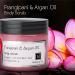 Organic Frangipani & Argan Oil Body Scrub - 3oz Exfoliates & Moisturizes for Glowing Skin | International Shipping Available - Buy Online on GoSupps.com