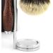 Top Class Men's Shaving Set | Silver Tip Badger Brush DE Safety Razor Dual Stand Bowl & Soap - Premium Grooming Essentials - Buy Online on GoSupps.com