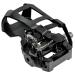 VENZO Bike Toe Clips Cages & Cleats - Compatible with Shimano SPD Pedals - Fixed or Adjustable Bicycle Toe Clips & Cleats for Fitness Indoor Exercise Bikes Adjustable Toe Cages
