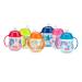 Nuby 1-Pack Designer Series No-Spill Clik-It Grip n' Sip Soft Flex Spout Cup 9 Ounce - Colors May Vary