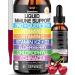 Immune Support Liquid Drops - Zinc, Quercetin, Vitamin C, D3, A, K2, Echinacea, Elderberry - 60 Servings - Buy Online on GoSupps.com
