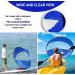 Blue 42'' Kayak Sail - Foldable Downwind Shade with Window - Portable Wind Paddle for Kayak & Canoe - Easy Travel & Carry Pouch - Windsurfing Sail - DOD2035 - Buy Online on GoSupps.com