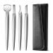Feryes pedicure knife ingrown toenails 4-part professional pedicure tool set first-class foot blade (leather case included) 4 PCs
