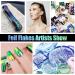 30-Color Metallic Foil Flakes for Resin Art, Nail Art & Jewelry Making - Buy Online on GoSupps.com