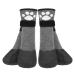 BEAUTYZOO Anti Slip Dog Socks Boots ,Waterproof Grip Bottom Dogs Booties Paw Protector for Hardwood Floor, Prevent Licking Adjustable Straps Socks for Small Medium Large Dogs Puppy Senior Old Grey Large