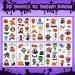 Halloween Temporary Tattoos for Kids - Waterproof Fake Stickers, Activities & Parties Favors for Toddlers, Children - 20 Sheets - Buy Online on GoSupps.com