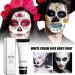  G n rique White Face Paint | Long-Lasting Foundation - 37ml Long-Lasting Matte Fluid for Clown Cosplay Adult Parties - Buy Online on GoSupps.com