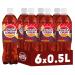 Wiping swap the original-caffeinated cola-refresher drink with orange in bottles made of 100% recycled material disposable (6 x 0.5 l)