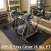 Walsai Exercise Mats - 20 SQ.FT Interlocking Foam Gym Flooring Mat Cover for Home Gym Equipment Workouts in Black - Buy Online on GoSupps.com