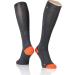 Runattack High Performance Sport Compression Stockings 18-21mmHg - Size 43-46 (Calf 32-44cm) - Anthracite - Ideal for International Shipping - Buy Online on GoSupps.com