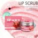 Natural Lip Scrub - 30g Softening Nourishing and Moisturizing Treatment - Moisturizing Scrub for Daily Routine Makeup Preparation Travel Morning Evening and Winter - Buy Online on GoSupps.com
