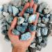 Blue Apatite Stones - Bulk Wholesale Crystal Stones - Raw Crystals Bulk 100g Stone Collection (Size : 100g)