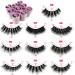 Buy Wholesale Natural Look 3D Fluffy Eyelashes - Bulk 10 Styles (10 Pairs) - Best Quality False Lashes for International Shipping - Buy Online on GoSupps.com