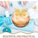 Baluue Dappen Dish Golden Apple Shaped Glass Crystal Dappen Dish Cup Nail Art Liquid Powder Nail Crystal Bowl with Butterfly Top Lid for Nail Art Manicure - Buy Online on GoSupps.com
