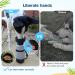 Buy Pecute 650ml Dog Water Bottle with 150ml Food Container - Portable Spout-Proof Dispenser for Travel & Outdoor Walks - Gray - Buy Online on GoSupps.com